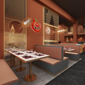 新中式川菜馆3D模型下载